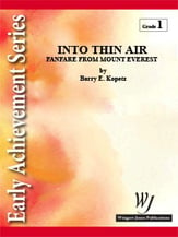 Into Thin Air Concert Band sheet music cover